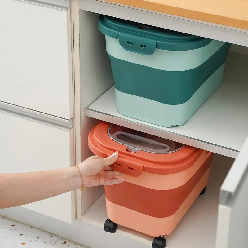 Foldable Pet Food Container